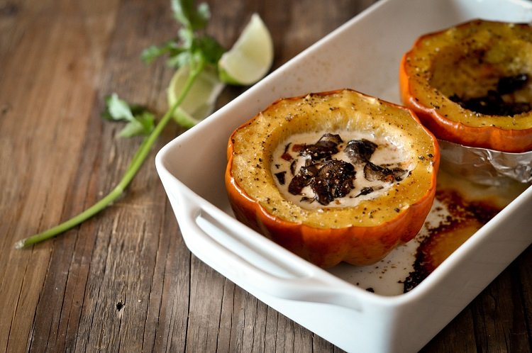 baked acorn squash