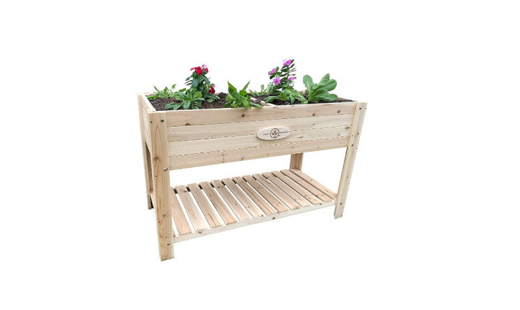 boldly growing largewooden planter box