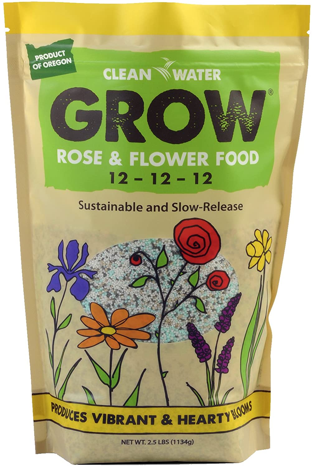 clean water grow rose & flower food