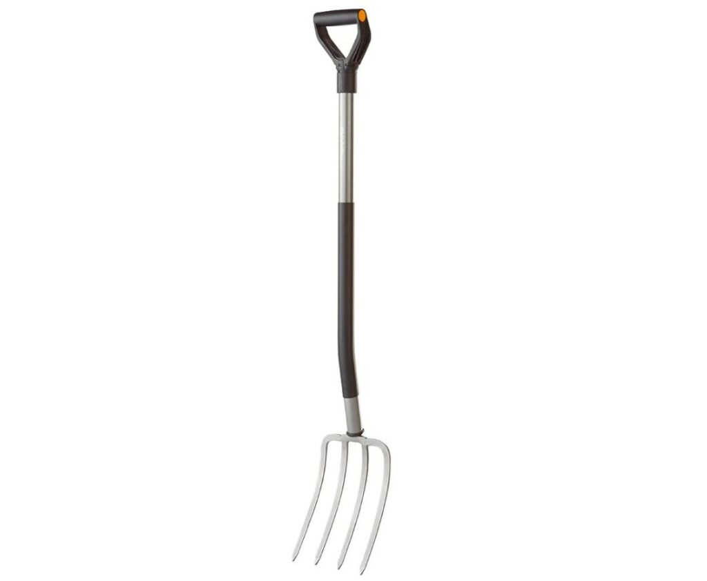 Fiskars Ergo D-Handle Steel Garden Fork