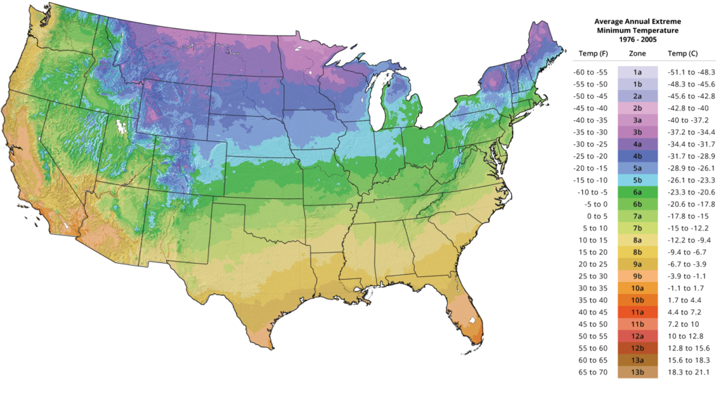 Minnesota Growing Zones